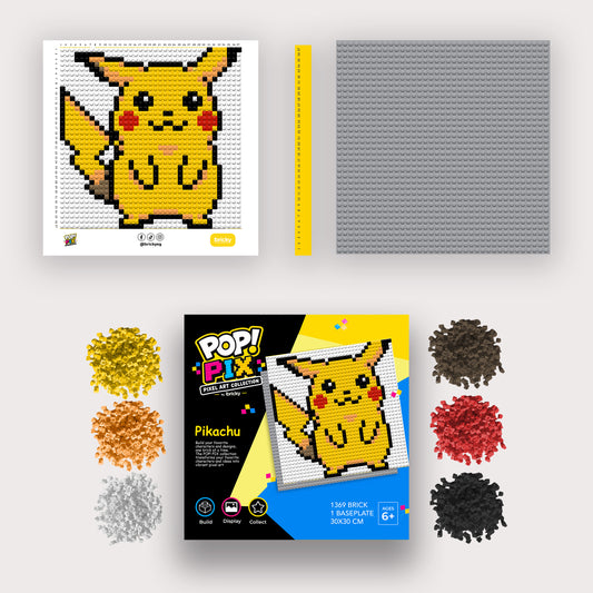 POP! PIX Pikachu 2 — Pixel Art Building Kit