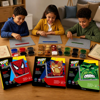 POP! PIX Hulk — Pixel Art Building Kit