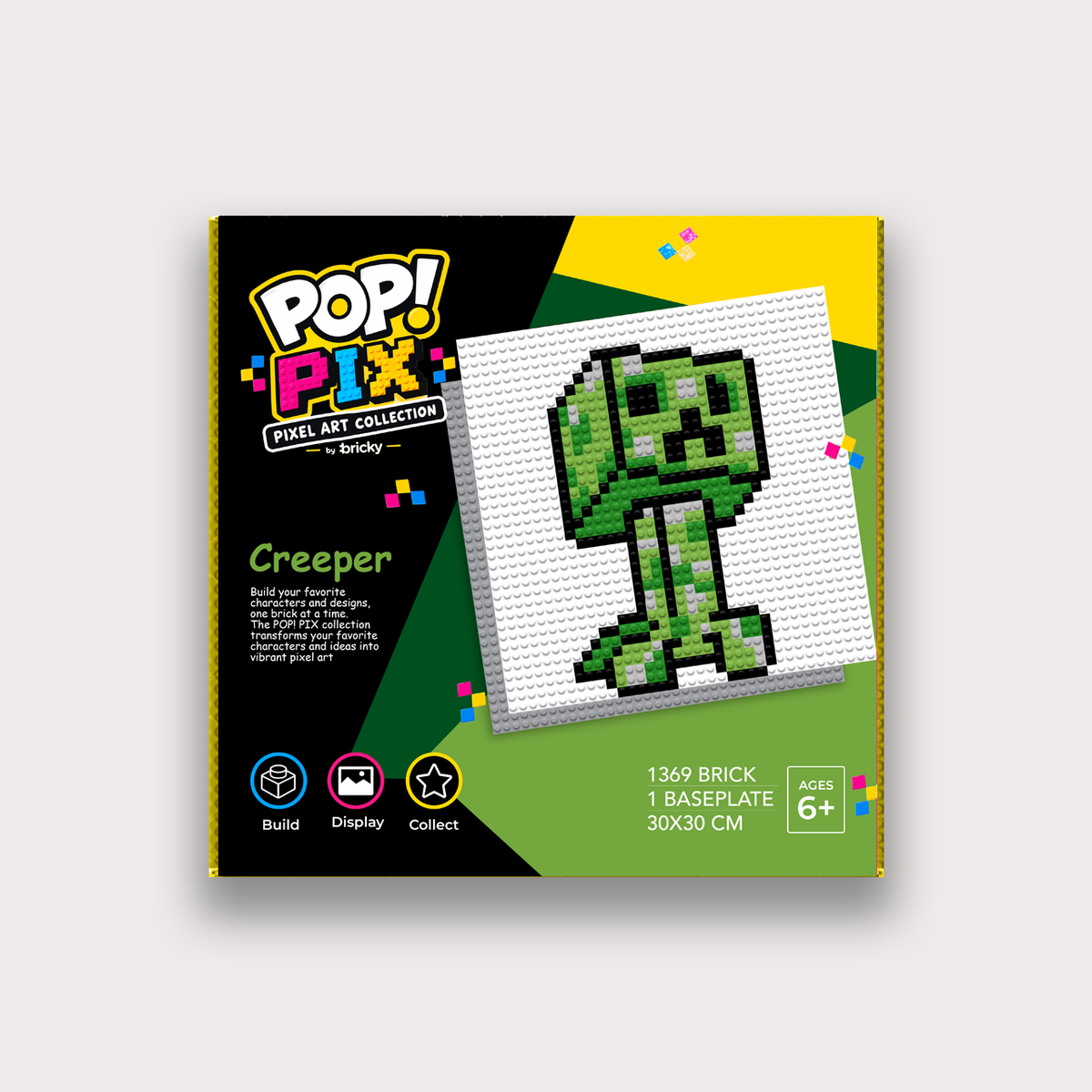 POP! PIX Creeper— Pixel Art Building Kit