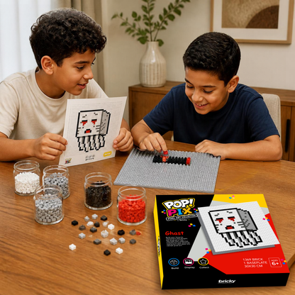 POP! PIX Ghast— Pixel Art Building Kit
