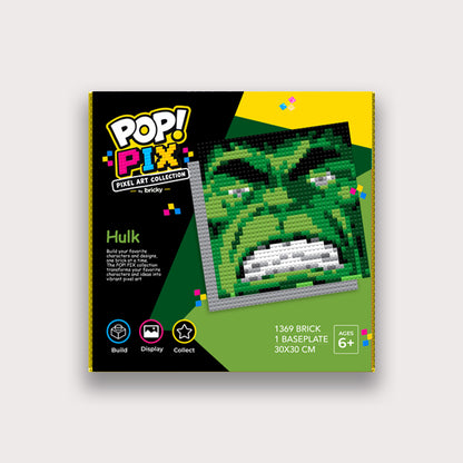 POP! PIX Hulk — Pixel Art Building Kit