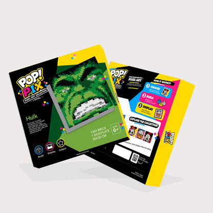 POP! PIX Hulk — Pixel Art Building Kit