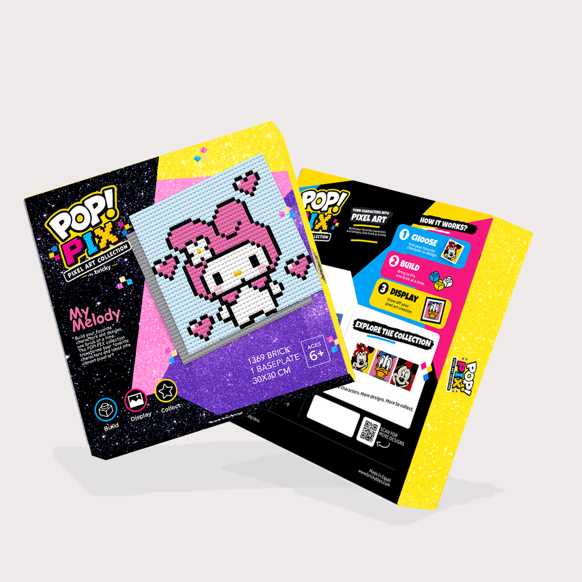 POP! PIX My Melody — Pixel Art Building Kit