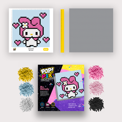 POP! PIX My Melody — Pixel Art Building Kit