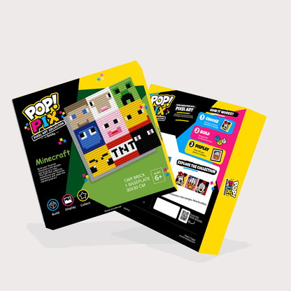 POP! PIX Minecraft— Pixel Art Building Kit
