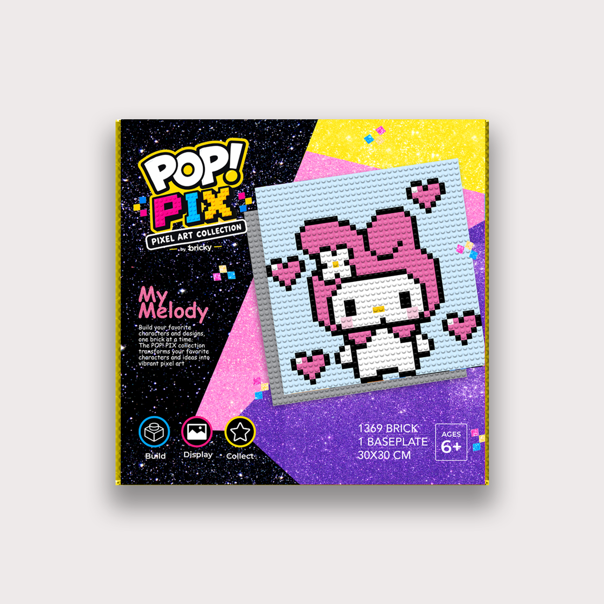 POP! PIX My Melody — Pixel Art Building Kit