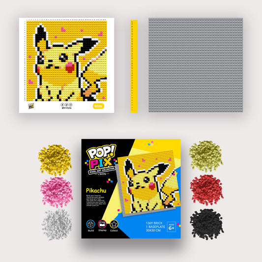 POP! PIX Pikachu — Pixel Art Building Kit