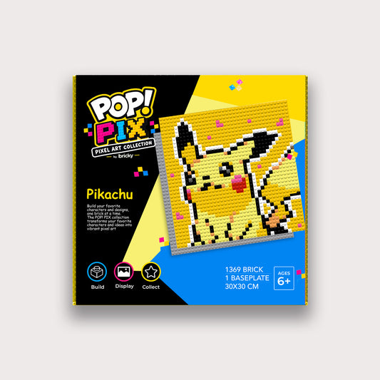 POP! PIX Pikachu — Pixel Art Building Kit