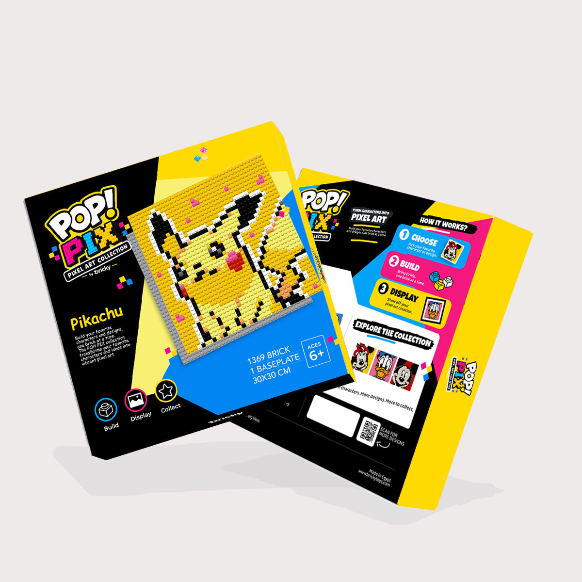 POP! PIX Pikachu — Pixel Art Building Kit