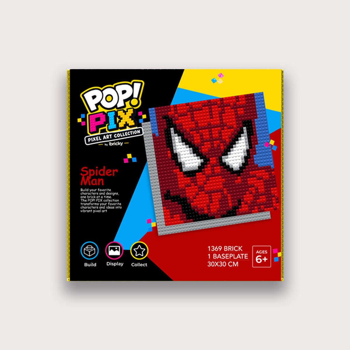 POP! PIX Spider-Man — Pixel Art Building Kit