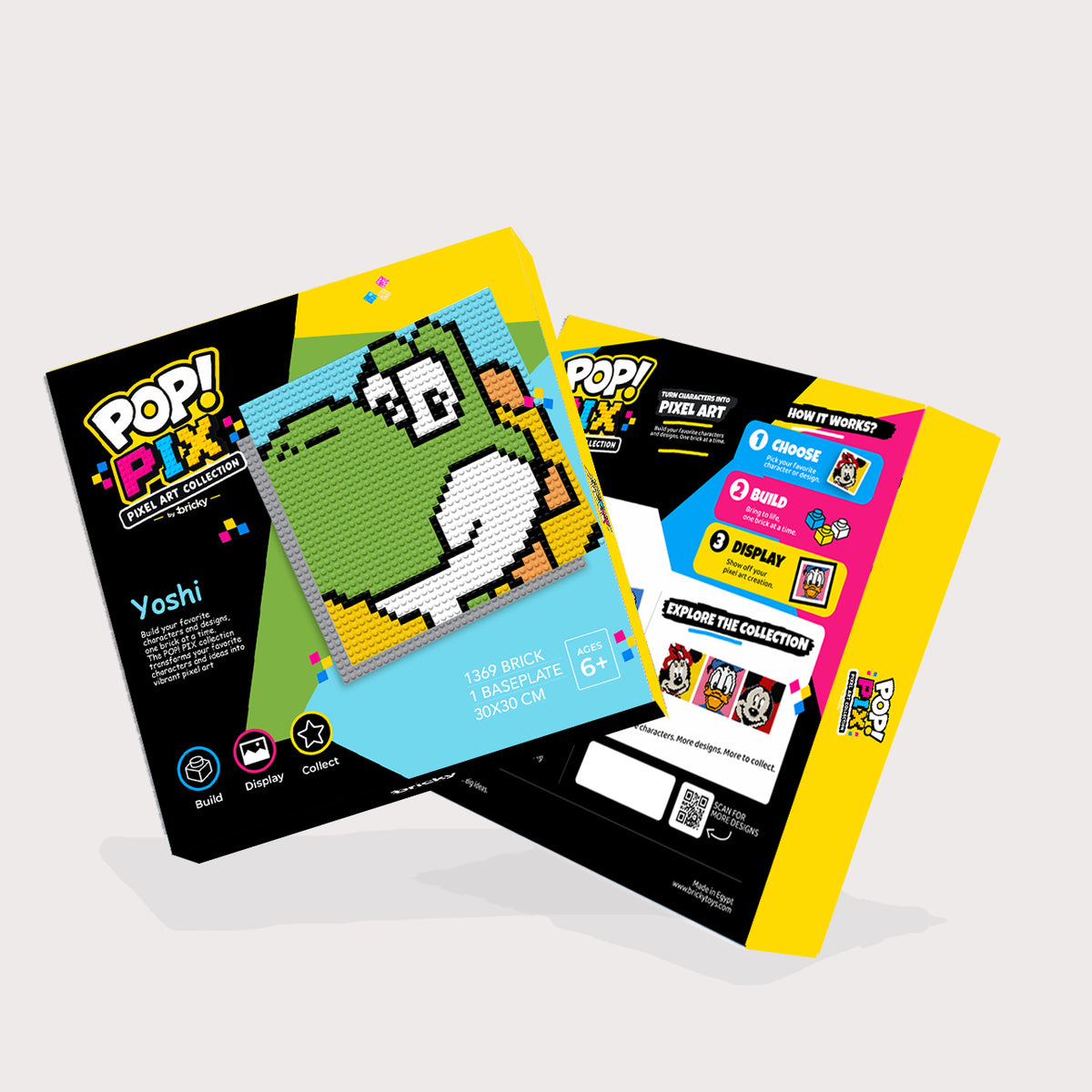 POP! PIX Yoshi— Pixel Art Building Kit