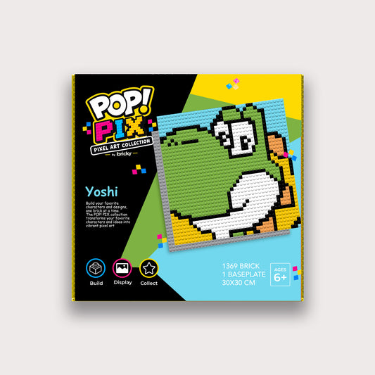 POP! PIX Yoshi— Pixel Art Building Kit