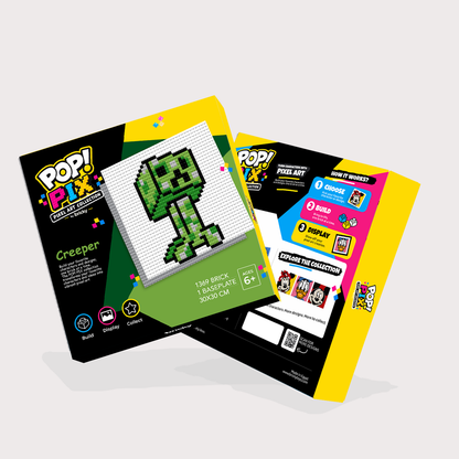 POP! PIX Creeper— Pixel Art Building Kit