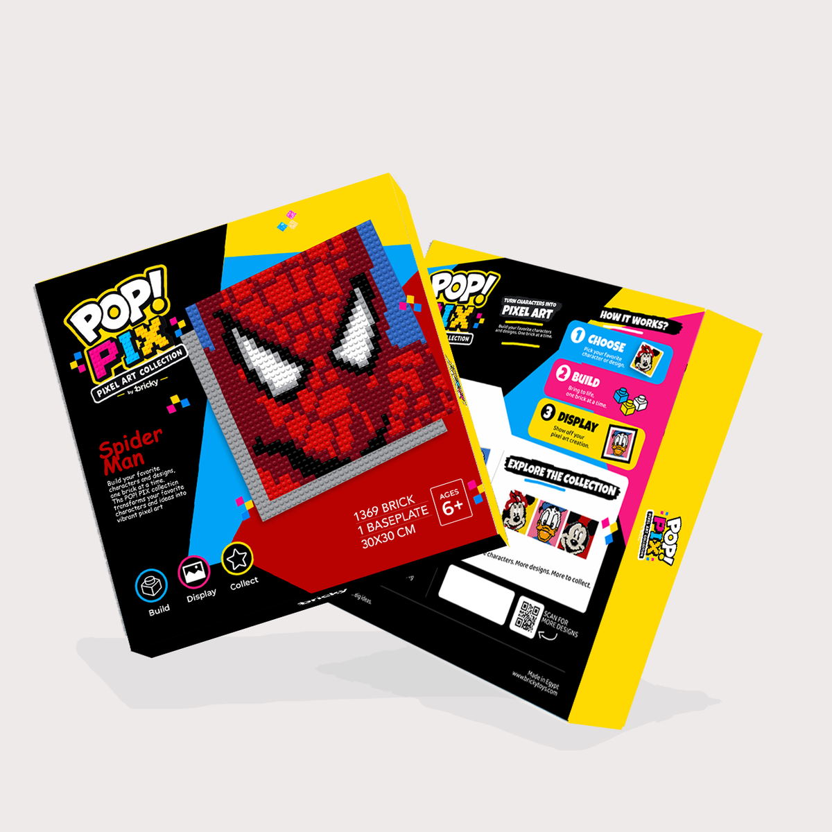 POP! PIX Spider-Man — Pixel Art Building Kit