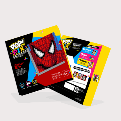 POP! PIX Spider-Man — Pixel Art Building Kit